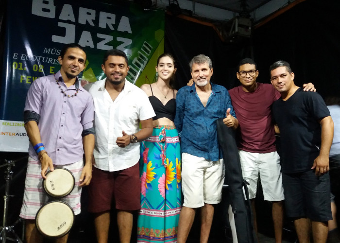 Apresentação do Club do Jazz no Festivça Barra Jazz 2018 em Barra Grande, PI